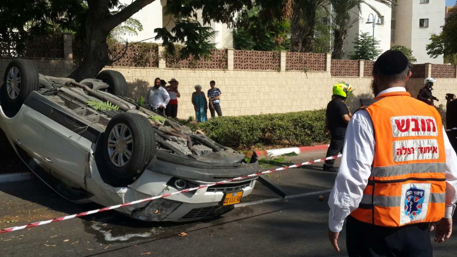 זירת התאונה