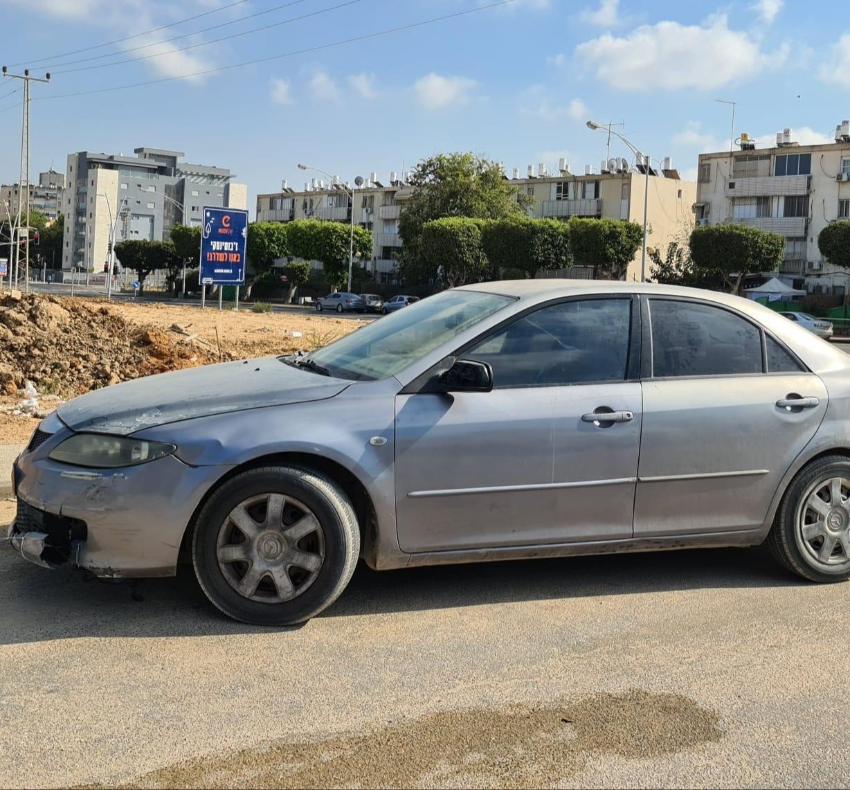 רכבו של החשוד. קרדיט: דוברות המשטרה