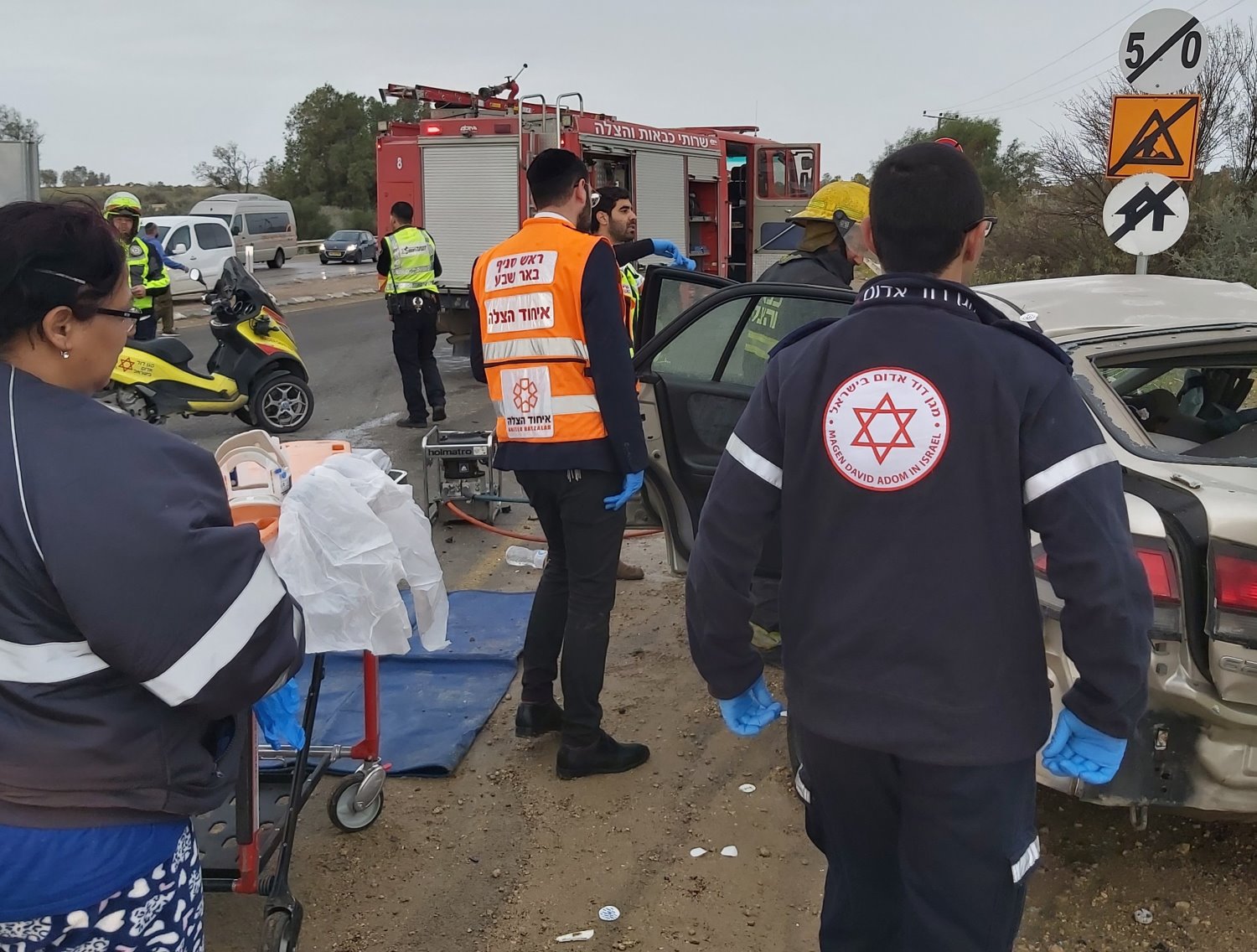 צילום מהזירה: דוברות איחוד הצלה