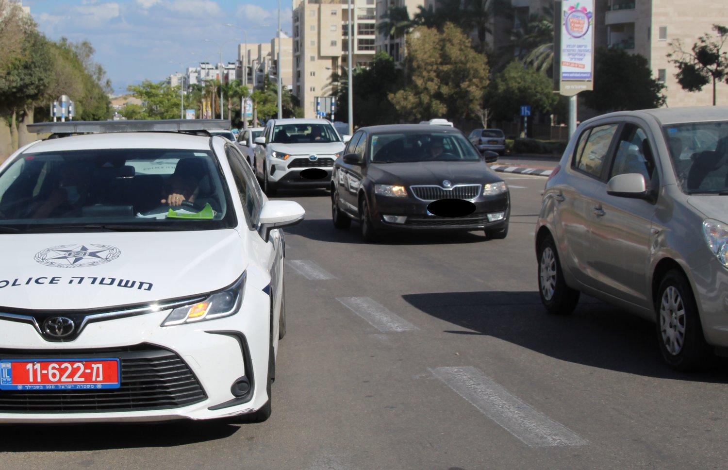 מבצע אכיפה נרחב באשדוד. צילום: שמואל סרדינס