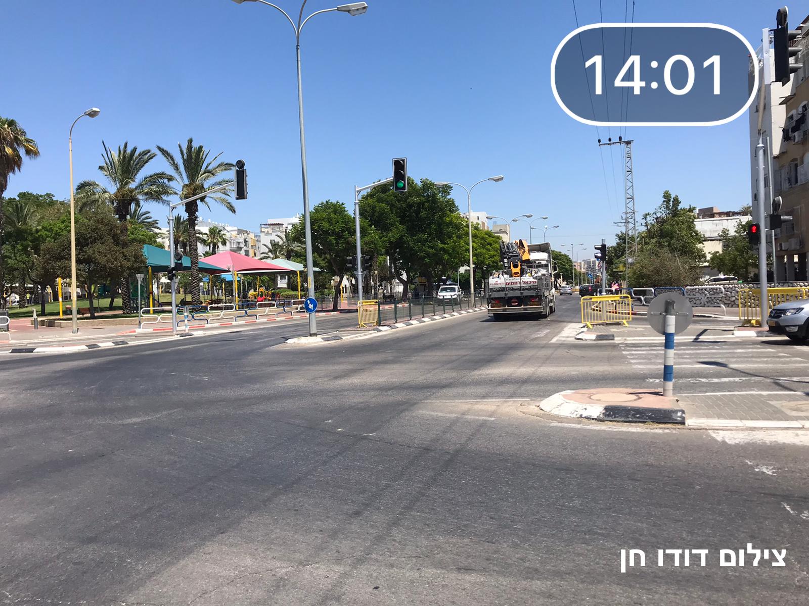 המחסום קופל כי "אין בו צורך". צילום: דודו חן