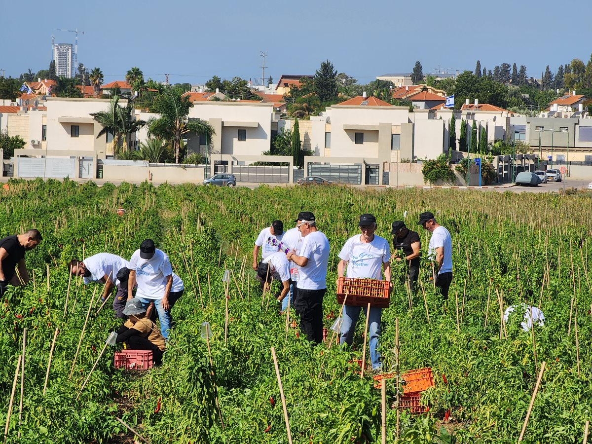 נרתמים למען החקלאות. צילום: אדמה אגן 