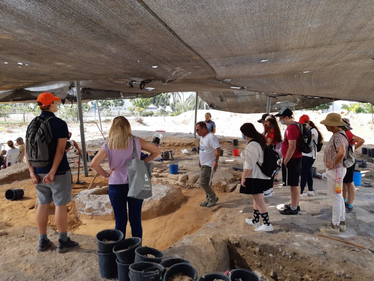 בחפירות באשדוד. צילום: יח"צ