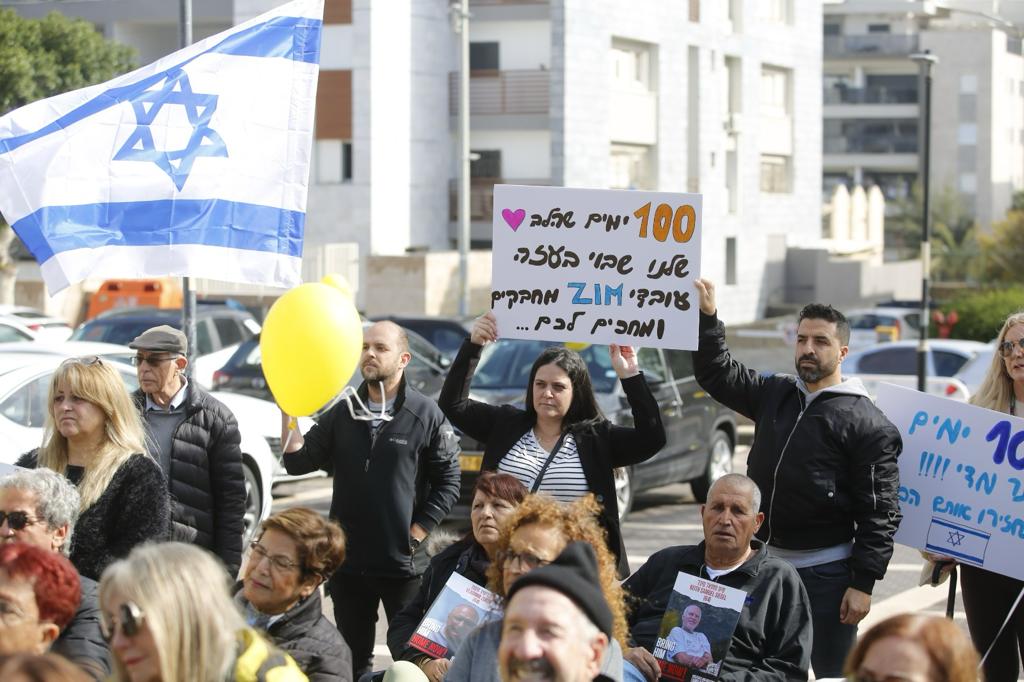 בעצרת ההזדהות הבוקר באשדוד. קרדיט: ההסתדרות מרחב אשדוד