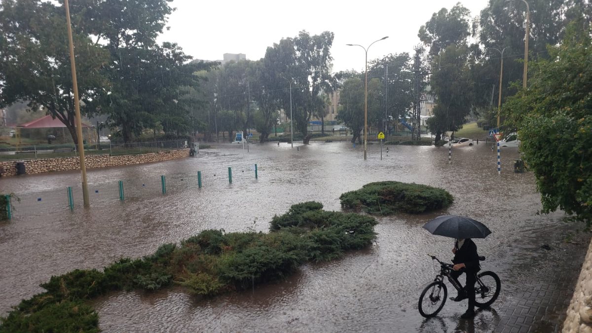 רחוב יצחק הנשיא פינת הרב לוין (צילום: ברוך פרידמן)