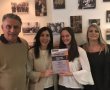 בוגרת מקיף ז' זכתה בפרס כספי על עבודתה בנושא השואה