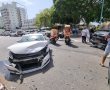 תאונת דרכים בין 3 כלי רכב ברחוב קרן היסוד
