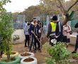 תלמידי מקיף ט' יצאו לטפח את הגינה הקהילתית