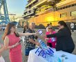 תיירות אשדוד בקבלת פנים חגיגית לכ 350 נוסעים ואנשי צוות מאניית הקרוזים של רשת מלונות ריץ קרלטון' 