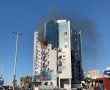 שריפה בבניין דיור מוגן ברחוב הטיילת באשדוד