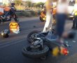 רוכבת אופנוע נפצעה באורח בינוני בתאונה בין צומת הנמל לניר גלים